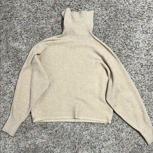 Old Navy Cream Cowl Neck Sweater Knit